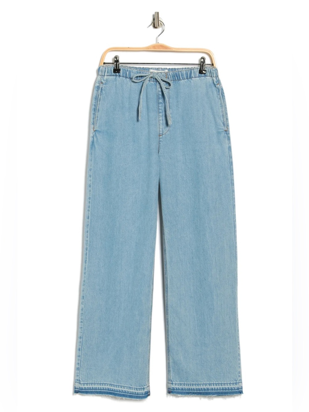 rag & bone Lori Beach Pant Wide Leg Pull On Jeans Resort Coastal Minimalist